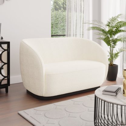 df1eff67e6817dde1b0477e7841908da18b6257dd3a3313ea2c5043895375d92.jpg An Image of Arlo Boucle 2 Seater Sofa Ivory