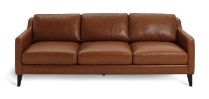 16d7194e03fd4b53bab5f5d6a4b00b1dda5cb131cf5a6534f1a663fa6bfef150.jpg An Image of Habitat Leone Leather 4 Seater Sofa - Tan