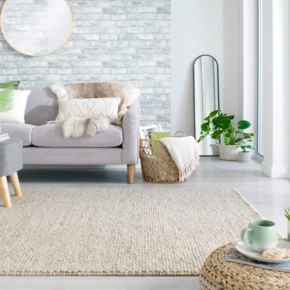1c848bc2774dda18752cce68ebe1e7cd9f88cbfebfeeec9a6eda4f7f5ff5546a.jpg An Image of Minerals Wool Rug Natural