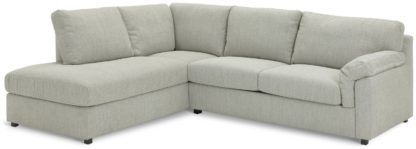 53e4e859bc1a1839c6976ea9c7fce962d63a8db0d96702f0e9d8321bffeb9f72.jpg An Image of Habitat Florence Fabric Left Hand Corner Chaise Sofa - Cream