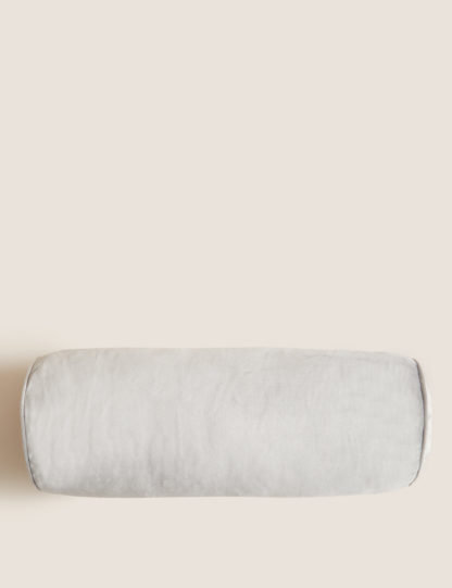 aee34247673aaaa73324d4ba74d7c85d7f300137325ec3839155779bdf677eb6.jpg An Image of M&S Velvet Piped Bolster Cushion
