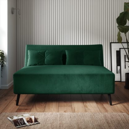 c3683c20bd8144848887413d576c5fc1eda2ede5c528959e3b2d0e848c97a82b.jpg An Image of Phoebe Double Velvet Sofa Bed Navy Velvet