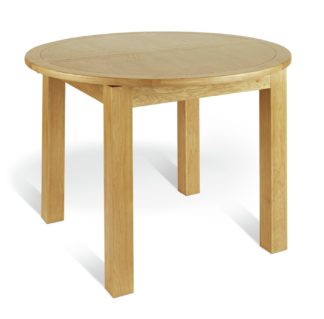 An Image of Argos Home Ashwell Extending 4 Seater Dining Table - Oak