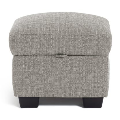 531d4345b19a4ae96d2da95d26f423c3cfad02c9c45d934b1aa7d182ddfe0a6e.jpg An Image of Habitat Lisbon Fabric Footstool - Grey