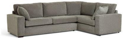 bbf55e9836a41b73a93c03f978ca19403b9fe61cf4ee377cf69573f22c2e7eaa.jpg An Image of Habitat Elmdon Fabric Left Corner Sofa - Grey