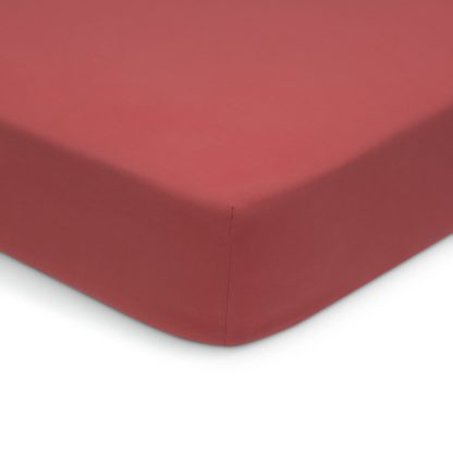 4527c4225bacd53fe44c44c9b6b4c69cdea018341943422e40cccf454b93b280.jpg An Image of Habitat Cotton Washed Cinnamon Fitted Sheet - King size