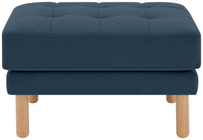 c203df5a7c8e43dd1e12d30c76b77d4be830b617a431f50d85f1477a07ad4322.jpg An Image of Habitat Newell Fabric Footstool - Navy