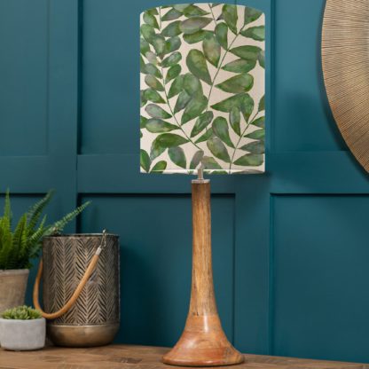 1dc931d2bf4f2ee06d2e693ccdf96f28814609695c950f8e78224fb3b3060e5b.jpg An Image of Kinross Table Lamp with Rowan Shade Rowan Apple Green