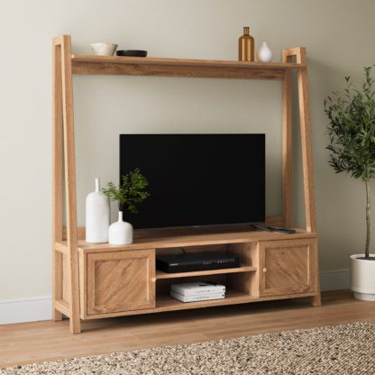 3d9574da3db2d7b9d136c56bb4b1f9b8a6e972744d068ca042a16d88162b1d51.jpg An Image of Hadley Ladder TV Unit Oak