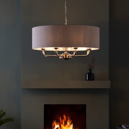 7a48308e1b090412e9de9fede1ca7fc1707cb548b54a777b10f8c8f302d686f1.jpg An Image of Vogue Sandringham 8 Light Pendant Light Chrome