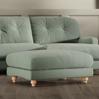 87a10e008a690cb72bd885747c58396e9419fea45ecd669ef8f88fda2e0e85ee.jpg An Image of Martha Vintage Velvet Footstool Vintage Velvet Warm Sand