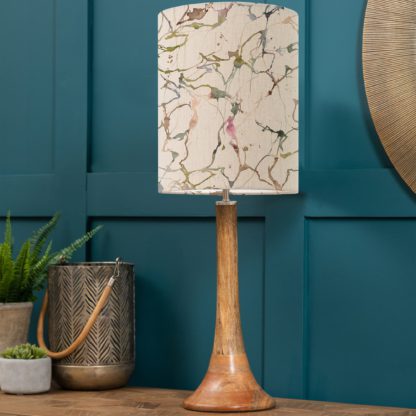 bb10c2ca60efbf096a10bab04213f68882ec96ae97c9fc87f504558aac9d672a.jpg An Image of Kinross Table Lamp with Carrara Shade Carrara Meadow Green