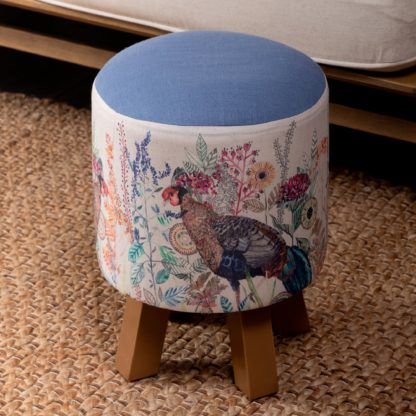 2cbf7664ef7d6dc77db0d658565dab025c029b9011ff3780882174cdcab2ea5e.jpg An Image of Monty Fabric Footstool Monty Thistle Glen