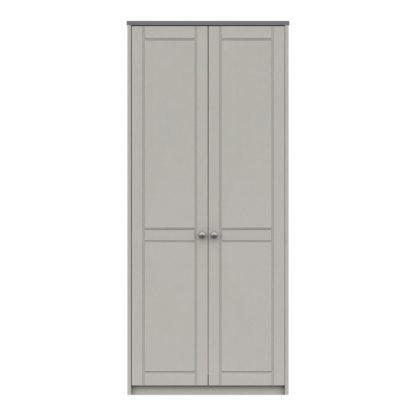 55b91a2b751ba516cd76711176a926937ca1ba714408886eeace9a336074a3e2.jpg An Image of Darwin Double Wardrobe, Grey Grey
