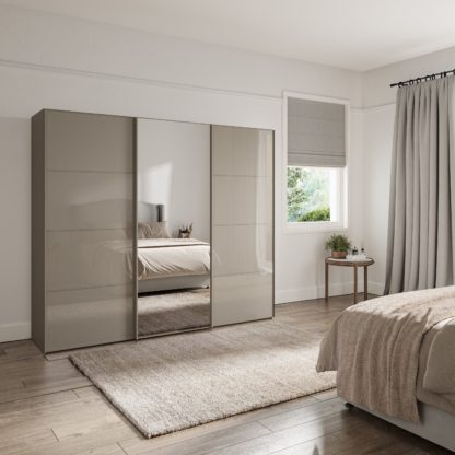 7aef81e070da1a8b2658850f67e1486e4118d19882aec25ff9064156727bbc36.jpg An Image of Altena 2.5m Sliding Wardrobe Off-White