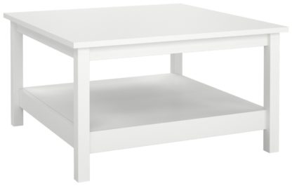 dc1cc14504ffb6317876c66488fba5e83cf1c9e747b1c9794c788885f95d6a87.jpg An Image of Tvilum Madrid Coffee Table - White