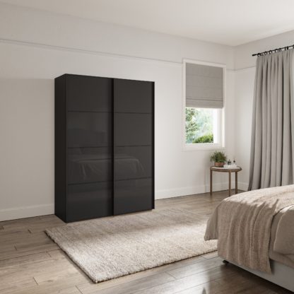 eb7b504b377a1eb778961f5543cfae7e7ce2c23b0152b0e21f18cef4c8231674.jpg An Image of Altena 1.5m Sliding Wardrobe Pebble