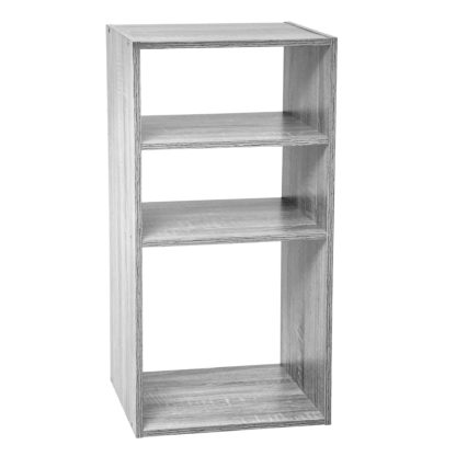 0a1673544ce4d7b738937894e29d96fb2bfe7894200f25d7834dc16e4156dc5f.jpg An Image of Mix and Modul Cube Organiser 2 And 1 Shelf Unit Grey