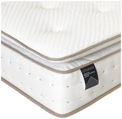 4bd7cb068f40a42fd76b2f5ec2ed68df43cf1e477432c1ba50134ca5a0d8d12f.jpg An Image of Habitat Lani Natural 3000 Pkt Pillowtop Mattress - Double