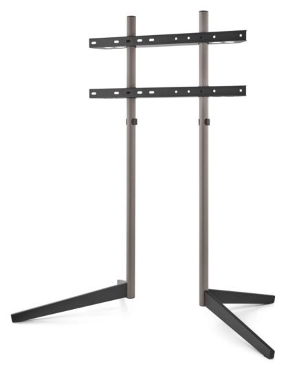 7e346776d5b700181142b5f3d68270ab50c4587e2e915912dc426b2ef3710504.jpg An Image of One For All Up To 65 Inch TV Stand - Black & Grey