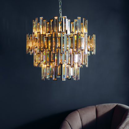 d92aebfbec08d03276e9d640eea65ac8fb2871cb7d76507eee94ec19ccb7354d.jpg An Image of Vogue Dante 15 Light Chandelier Chrome