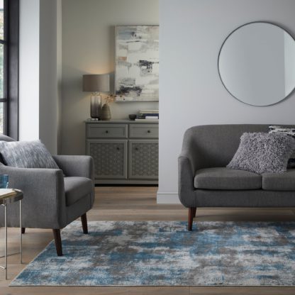 9055bb375b23357e9243d713ad380fd1506f5a8dfcd1abc2eff1ca0b7e08d36e.jpg An Image of PractiRug Piper Washable Rug Blue