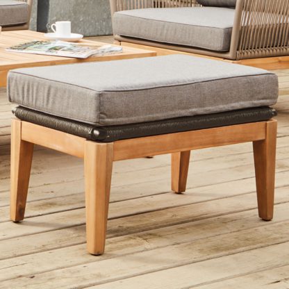 a7c5b32b8317bd9d8c8ae55afe70eae246f924109585e41b7e30c87d1b416576.jpg An Image of Honolulu Footstool Grey