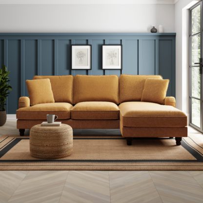 f7bd616d95b62f6f88805d5fecd30c70f838b4ee8d4250c96b90e933a8afaf49.jpg An Image of Beatrice Tonal Chenille Corner Chaise Sofa Tonal Chenille Clay