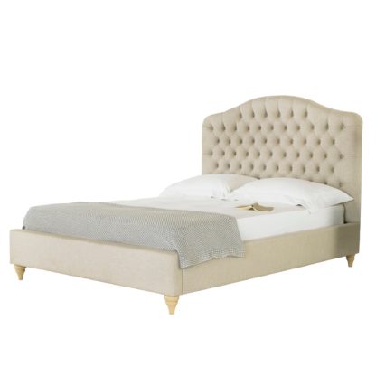 5a79ce30d95029d8059d52dacab4f22fda4085392208dd79021e5409225d9188.jpg An Image of Balmoral Chesterfield Bed Frame Beige