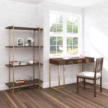 7356609e9ed722e9fa2a8e2d6b659aea0cf6a3bc7ce00344ec9a4da231f02a02.jpg An Image of Fino Bookcase Acacia Wood Brown