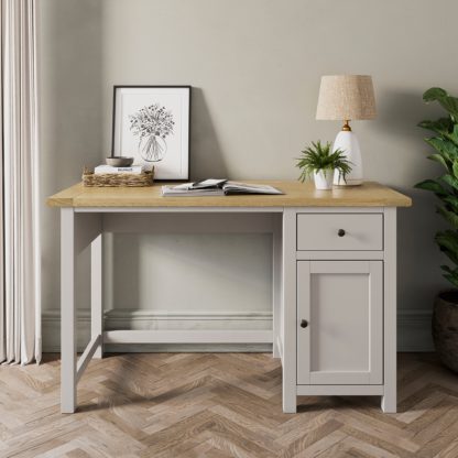 9d1a147eee6691f3c870322e9f0f25620d11957505b3d34eddfd038386b30414.jpg An Image of Olney Standard Storage Desk, Stone Stone