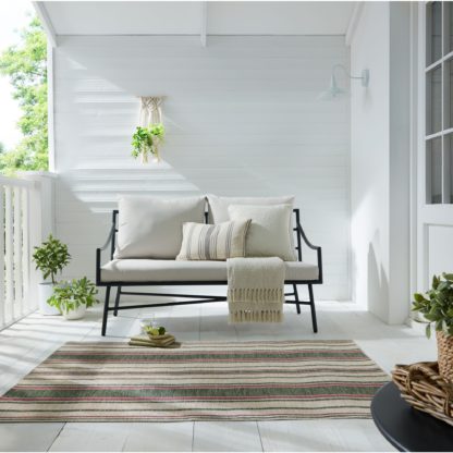 a12f09007df8a2781d70e65fffac24dbfae14b4e29bfa6583b3bb1340d44e7f3.jpg An Image of Churchgate Brooke Indoor Outdoor Stripe Rug MultiColoured