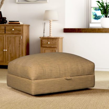 a38683f49a734d60b556027a1866b7145459642b56b87ee8031eac30ebbfb88f.jpg An Image of Hattie Slub Faux Linen Storage Footstool Slub Faux Linen Grey