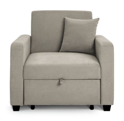 ed477a4d89b6cb5b99e4b064fa85b1980ab5cd7211d7f894e5559451fe1c00d4.jpg An Image of Habitat Reagan Single Fabric Chairbed - Natural