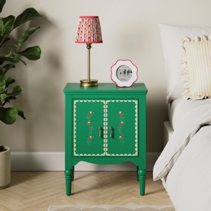 f7646e23931522bafd3717ebf1b4de4eba386a8cedbaadc8fe379b0b7546c7b9.jpg An Image of Annie Bedside Table Emerald