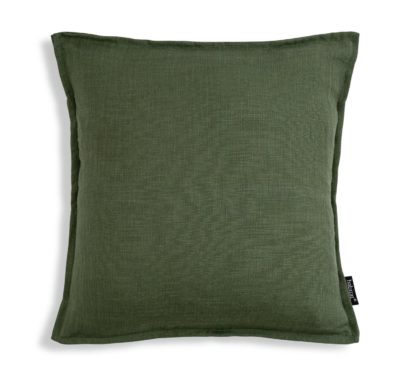 05b08b5d935d1ed334213069b889f68560de7684a6d827a472ec49b64850366a.jpg An Image of Habitat Linen Look Cushion - Olive - 50x50cm