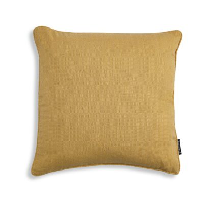 49bd9fd58df4cf5058227f8f71f424a92d879e6b4c54be217112d0bc0485da24.jpg An Image of Habitat Herringbone Cushion Cover - 2 Pack - Mustard