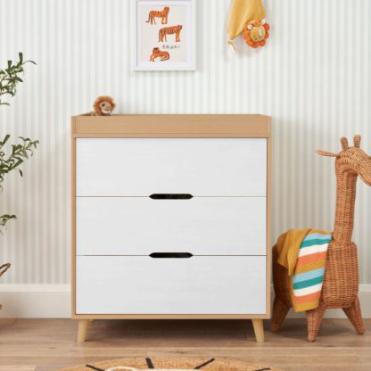 621588147bfd2b019bd972b02ce5f7ce7eb7a214dee5e8bfcd6fe7403df5eaec.jpg An Image of Tutti Bambini Fika Chest Changer White
