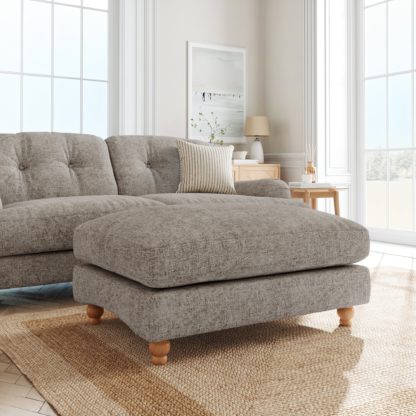 80d43802ac4c791bb7a090eff2860fe79301c5d2695ad0bbb04b8a37d6490f6f.jpg An Image of Martha Chunky Chenille Footstool Chunky Chenille Mushroom