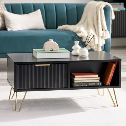 9ab7db36cab396306e1e855fc23a8debec077ba6a53e854839ddda1c6ea3cee6.jpg An Image of Murano Coffee Table Matt Black