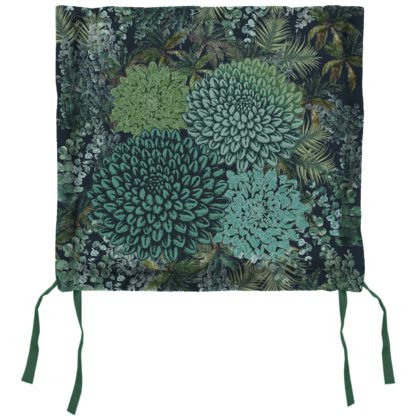 bdf331e3b4092be03b65ebf033a3435a0f1dca1977b82c4deee5029791d24ac9.jpg An Image of Dark Green Foliage Outdoor Garden Seat Pads - Pack of 2