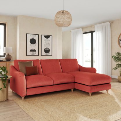 cf05b6049d2e81a84e7365c6c875cf92935048b606981961437be4be1535b81d.jpg An Image of Hattie Matte Plush Velvet Corner Sofa Matte Plush Velvet Sage
