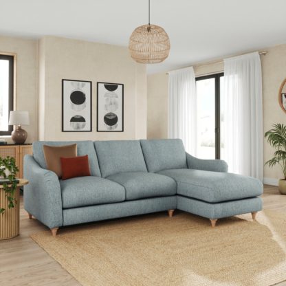 d716cf350fff1baf3aa20d03db6410d15b57b9dc77d904f3f0959510cba9a57d.jpg An Image of Hattie Cosy Weave Corner Chaise Sofa Cosy Weave Clay