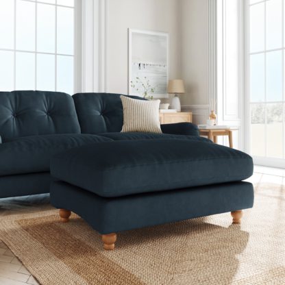 f9899958cfce4dede9ddaf5286c017d8324ab67c79fc7d9c4586e61cda475a57.jpg An Image of Martha Matte Plush Velvet Footstool Matte Plush Velvet Bright Coral