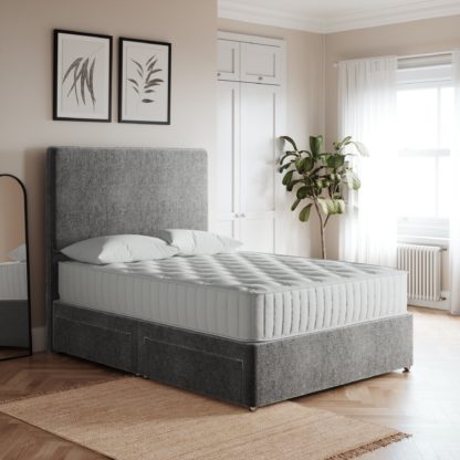 1fb09698b67564708d04ac22ae8944d4655faee4952f66470f374deb1c462770.jpg An Image of Luxury Teddy Divan Base Teddy Grey
