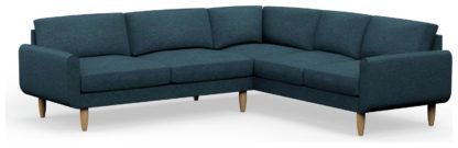282f23eeba0e6ccf4fd6e4d388430defef6a54a5d288f21ffcb71184d248171f.jpg An Image of Hutch Fabric Round Arm 6 Seater Corner Sofa - Oat
