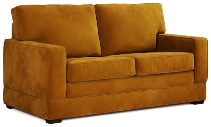 481315a80455dd7a024797a82f653e0f9c6f969bd3604c099db7681025e479f0.jpg An Image of Jay-Be Urban Velvet 2 Seater Sofa Bed - Beige