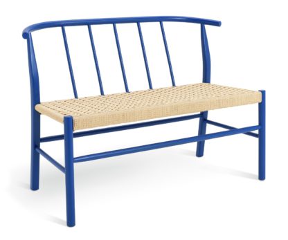 4d439ff6ecbf851d4b9af772b38bd7b932e724320be4326c9e8b2ee2f9c59862.jpg An Image of Habitat 60 Scottie Oak Bench - Blue