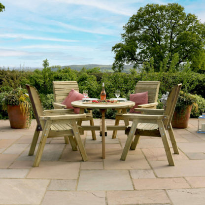 593c233e42991ea188a1131087bf1f722cd5121e5a4be2f72098ac540c3969fa.jpg An Image of Freya 4 Seater Round Dining Set Natural