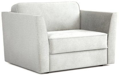 5b65b1a0b0e8b6dac8b858e5b1b05c21fc3003f778f9b1c6924bb5f30f3b3451.jpg An Image of Jay-Be Elegance Single Fabric Chairbed - Light Grey